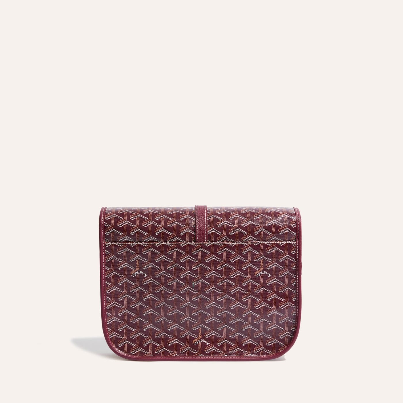 Goyard Belvedere MM Bag Burgundy - Image 3